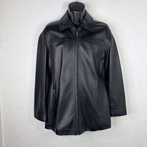 Coach 1941 Black Leather Jacket Mens Size M lamb leather? soft, durable, classic